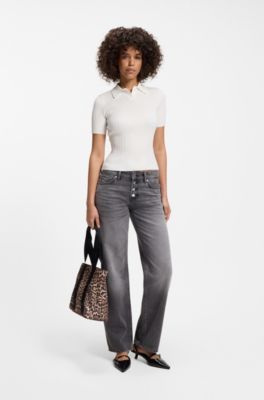 Tote bag with leopard print, Patterned