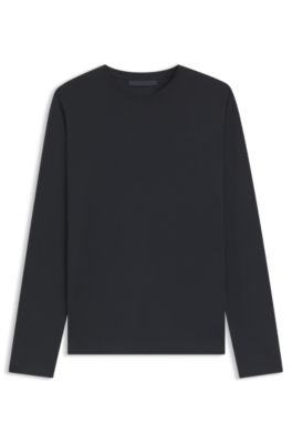 Camiseta BECKHAM&nbsp;x&nbsp;BOSS de algod&oacute;n mercerizado, Azul oscuro