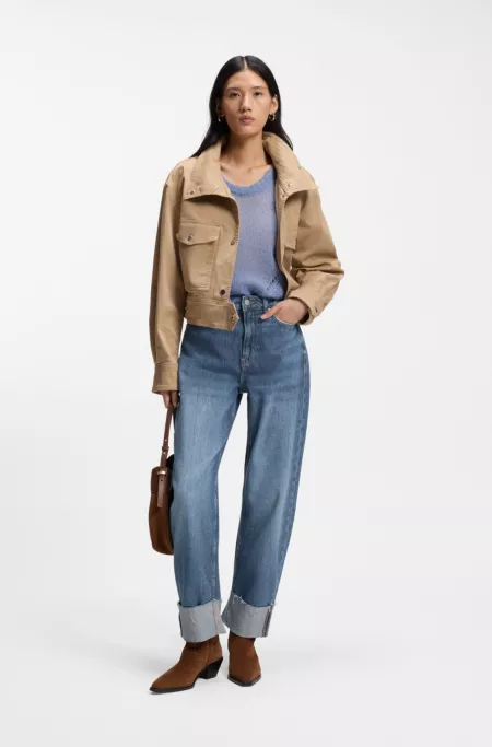 Relaxed-fit jeans with balloon leg