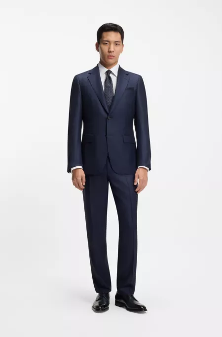 Brogue-detail Derby shoes in leather