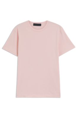 Jersey de manga corta BECKHAM x BOSS de punto de algod&oacute;n, Pink