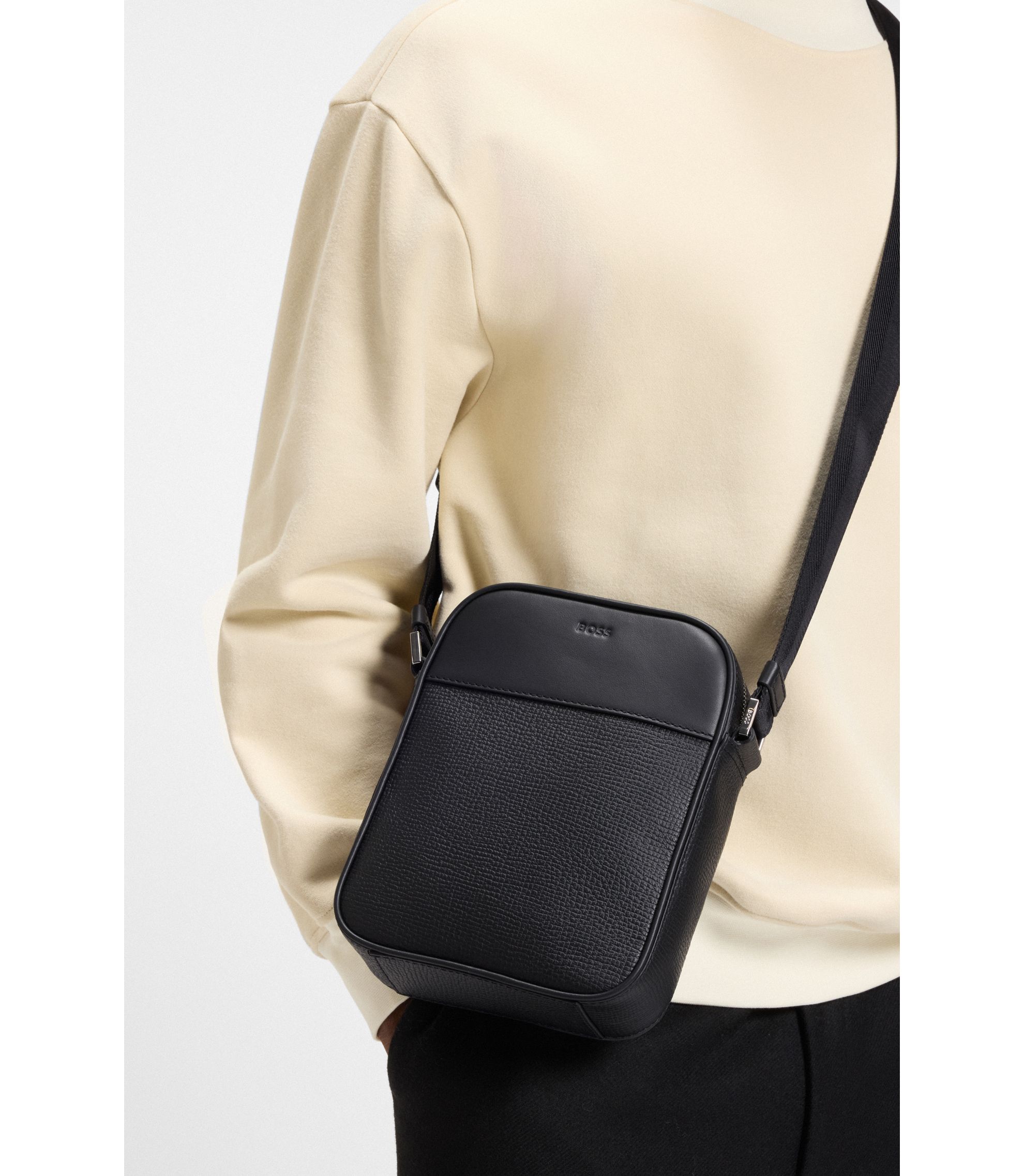 HUGO BOSS ビジネスバック HUGO BOSS (ヒューゴボス) メンズ ブリーフバッグ シボレザー 3way