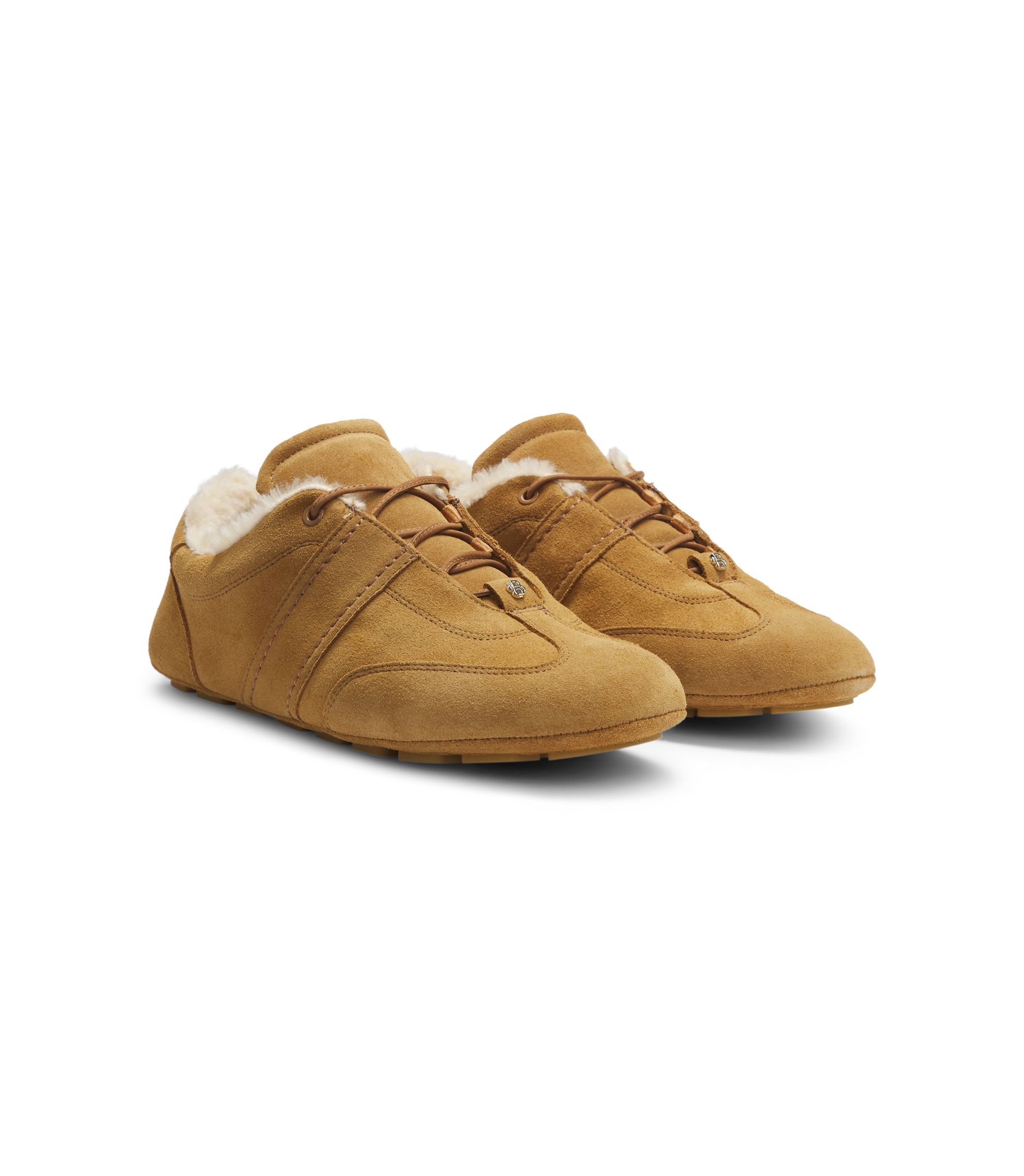 Hugo Boss RELAX shearling moccasin slippers lounge shoes  Fur Size  9.5  New BOSS - Kids main image 2