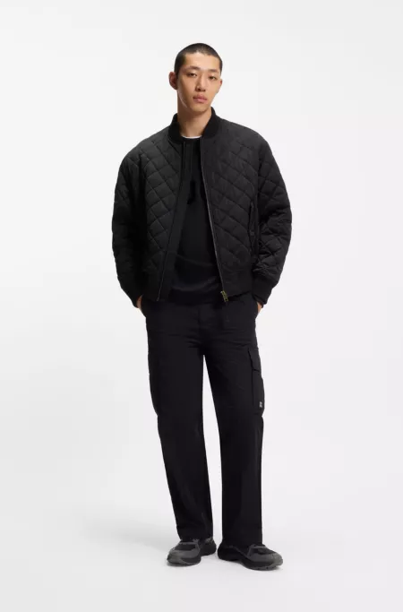 Trainers with mesh and faux leather