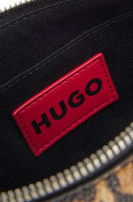 Bolso hobo de piel sint&eacute;tica con estampado de leopardo, Fantas&iacute;a