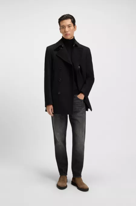 Signature-stripe Chelsea boots in suede