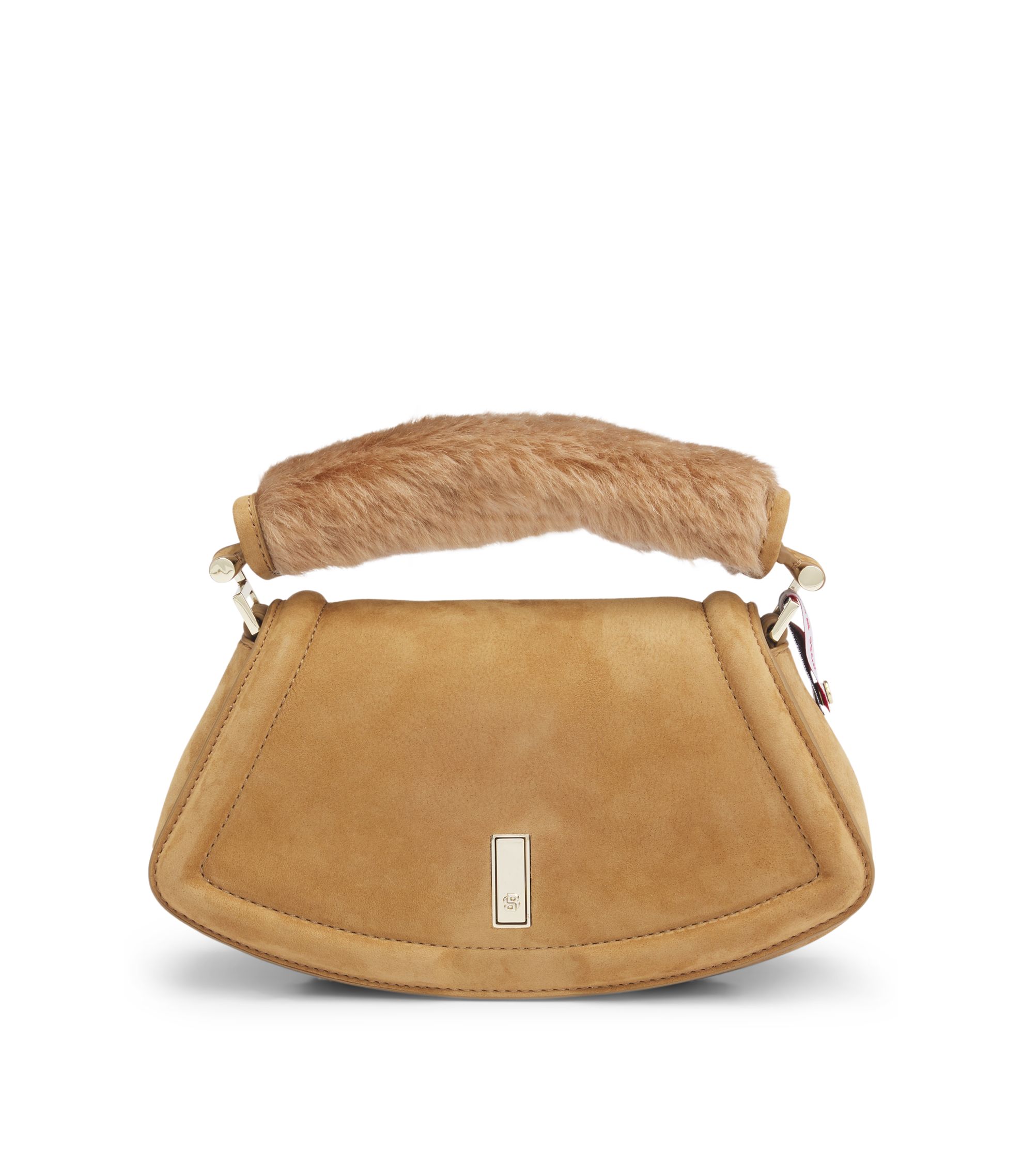 BOSS - BOSS x Steiff furry-handle bag in leather - Beige