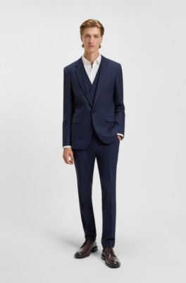 Embossed-logo Derby shoes in leather, Dark Red