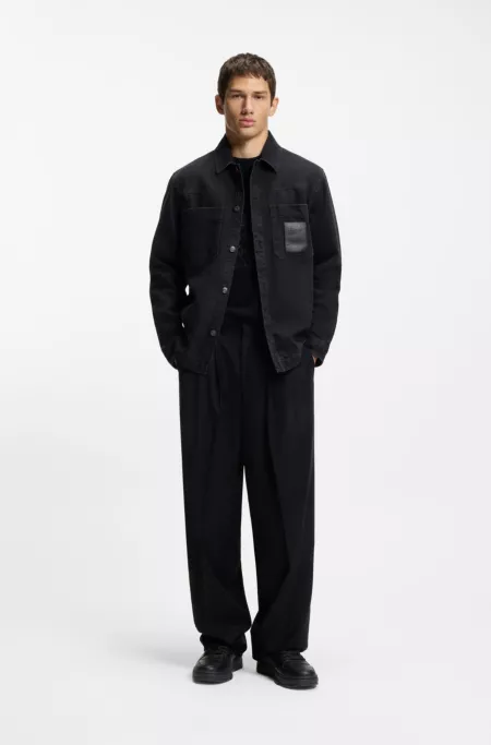 High-top trainers with mesh trims