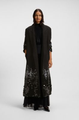 Manteau habill&eacute; &agrave; sequins, Fantaisie
