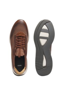TTNM EVO trainers with knitted uppers, Brown