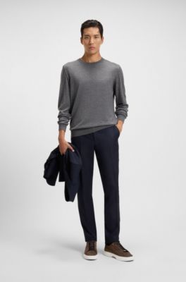 Gary trainers in nubuck, Dark Brown