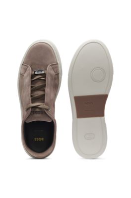 Gary trainers in nubuck, Khaki