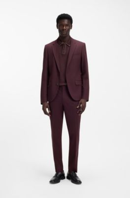 Polo de punto de algod&oacute;n con extremos en contraste, Marr&oacute;n claro