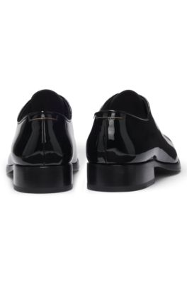 Zapatos Oxford en charol, Negro