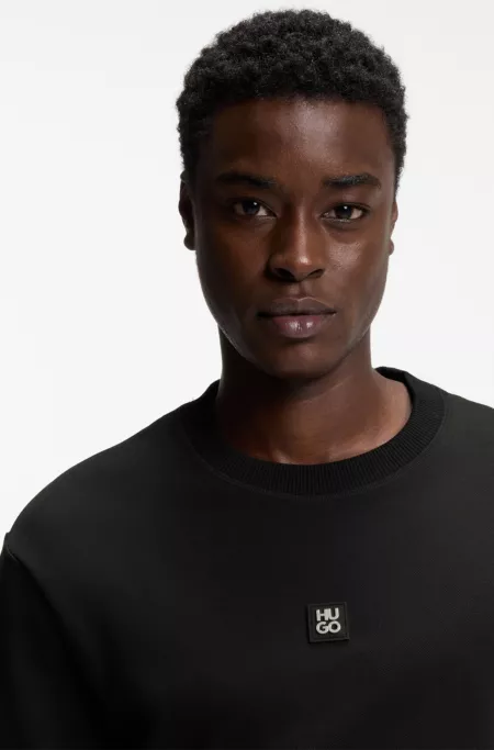 Stacked-logo T-shirt in a cotton blend