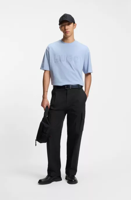 Relaxed-fit trousers with cargo styling