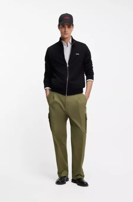 Relaxed-fit trousers with cargo styling