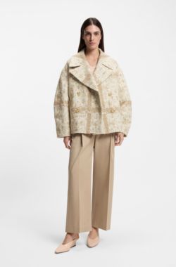 V-Neck Hardware One-Piece Swimsuit