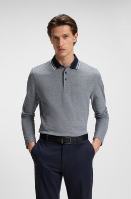 Cintur&oacute;n reversible de piel italiana con monograma, Negro