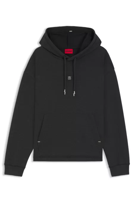 Stacked-logo hoodie in a relaxed fit