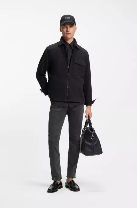 Delaware grey slim-fit jeans in stretch denim