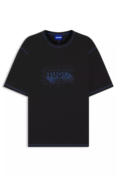 Logo-artwork T-shirt in cotton jersey