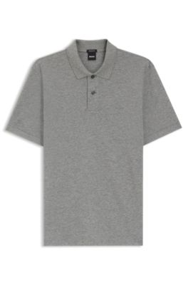 Pallas cotton polo shirt, Silver