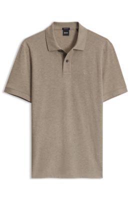 Pallas cotton polo shirt, Light Brown