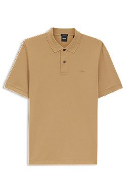 Pallas polo shirt in cotton piqué with embroidered logo