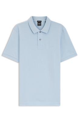 Pallas cotton polo shirt, Light Blue