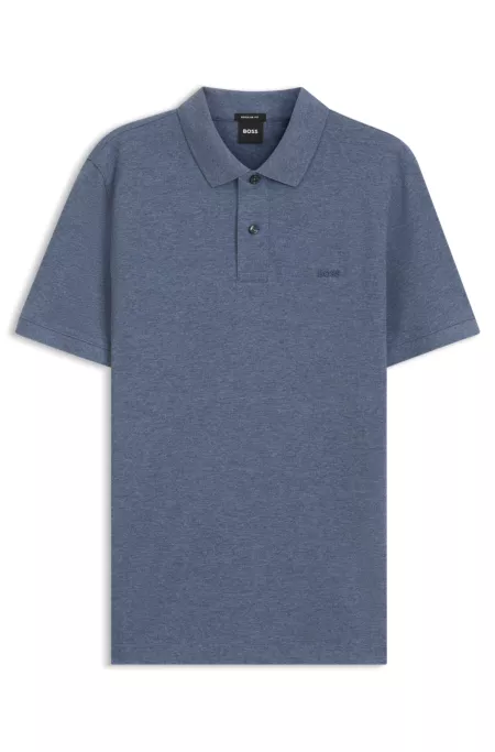 Pallas polo shirt in cotton piqué with embroidered logo