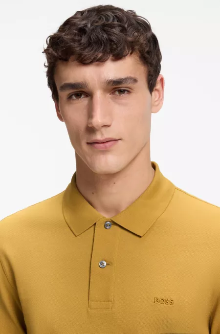 Pallas polo shirt in cotton piqué with embroidered logo