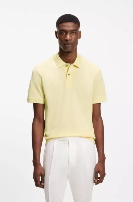 Pallas polo shirt in cotton piqué with embroidered logo