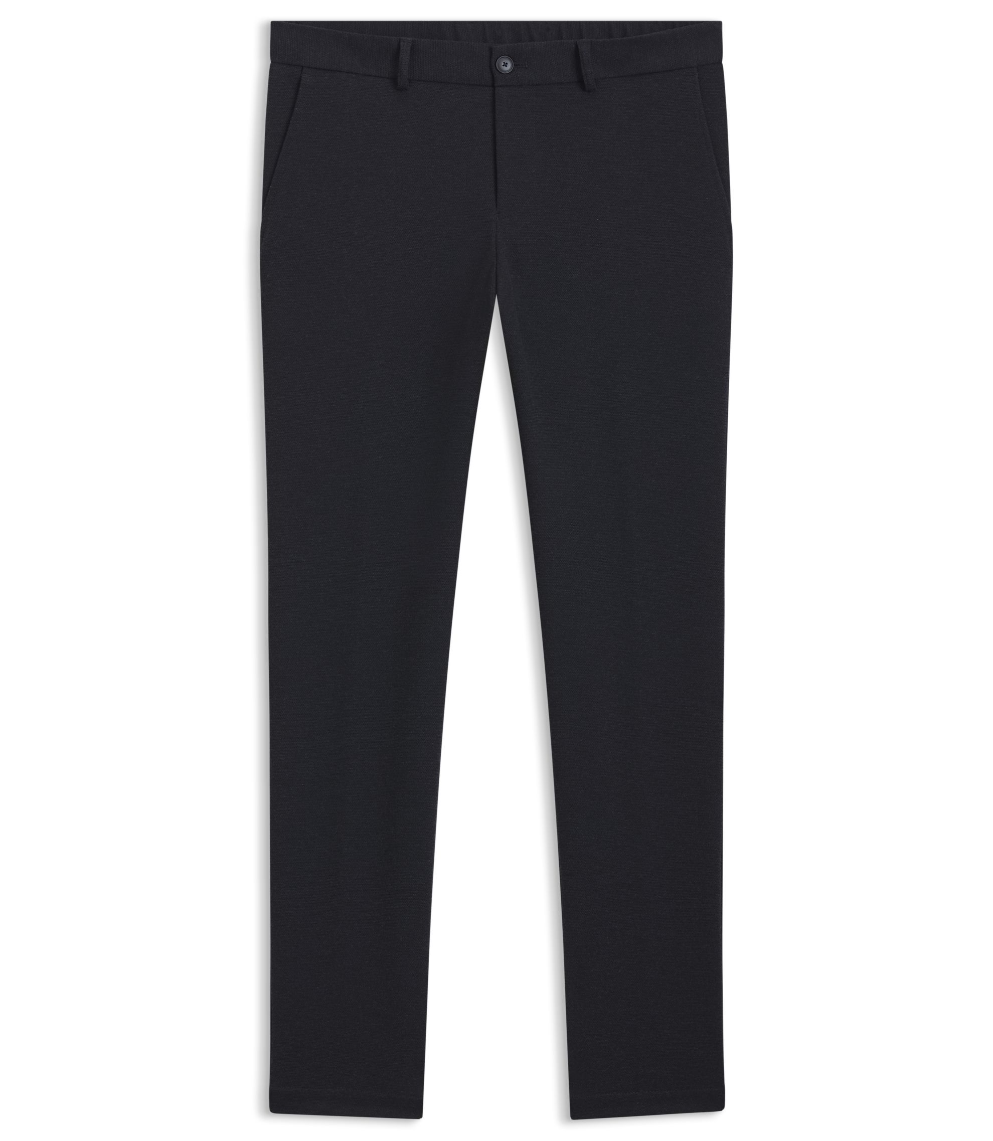 BOSS - Slim-fit trousers in performance-stretch fabric - Dark Blue