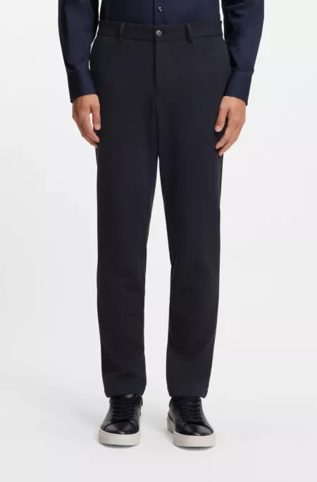 Slim-fit trousers in performance-stretch fabric
