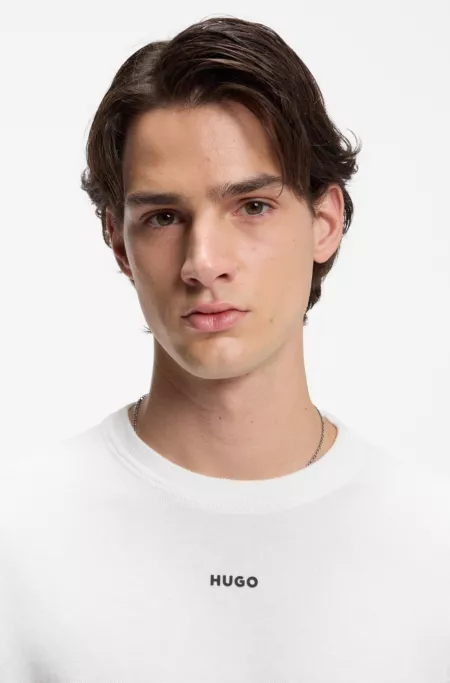 Logo-detail sweater in cotton