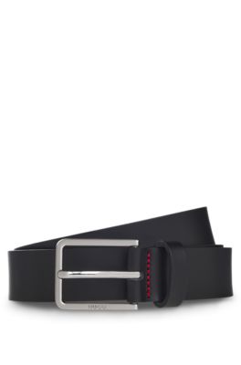 Cintur&oacute;n de piel, Negro