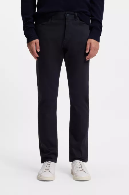 Delaware slim-fit trousers in fade-resistant twill