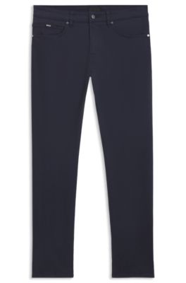 Delaware slim-fit jeans in stretch denim, Dark Blue