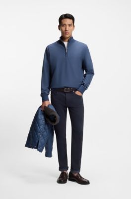 Delaware slim-fit jeans in stretch denim, Dark Blue