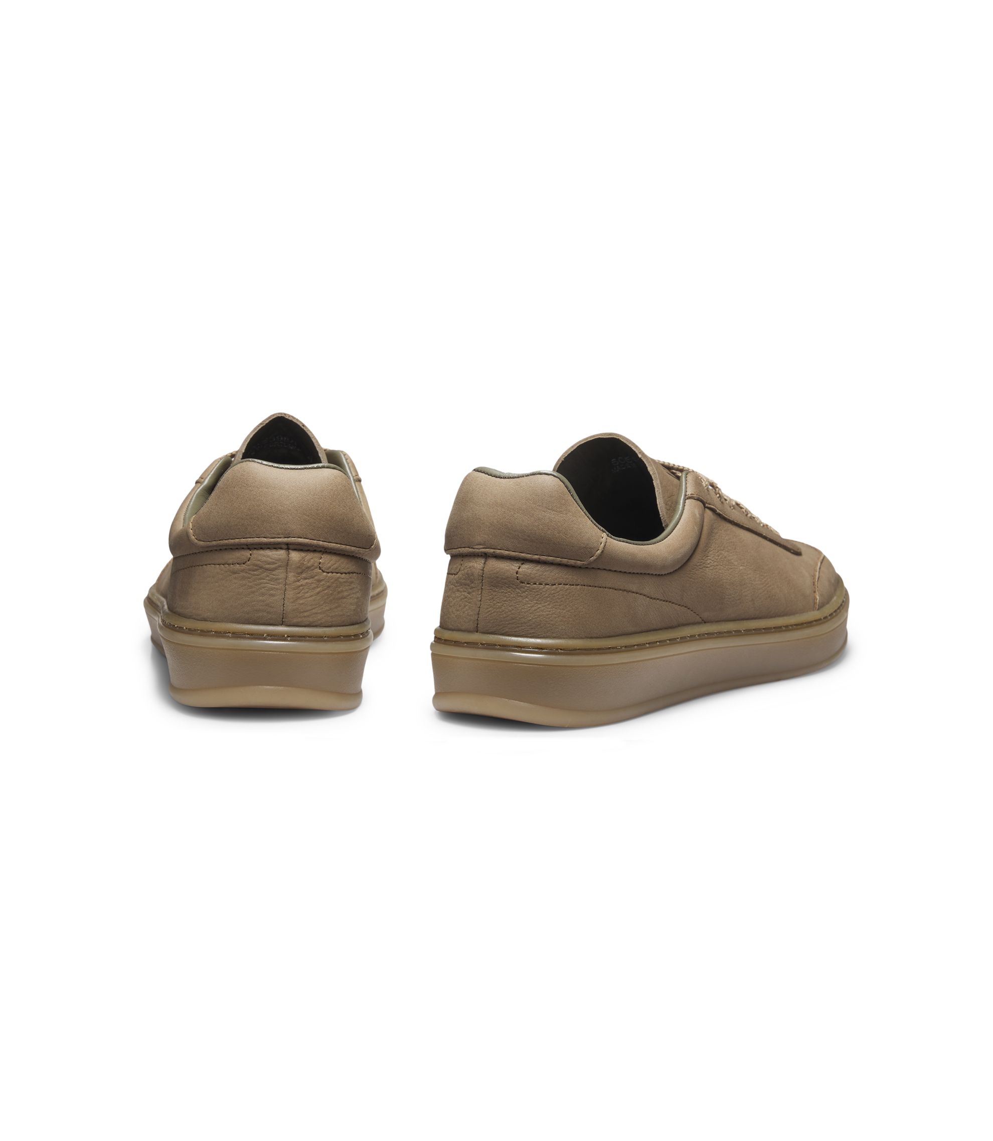 シューズ BOSS Jr. BOSS - BECKHAM x BOSS rubber-sole trainers in leather - Khaki