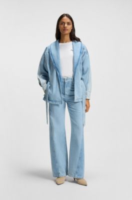 Handwritten-logo T-shirt in cotton jersey, White