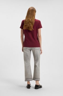 Handwritten-logo T-shirt cotton jersey