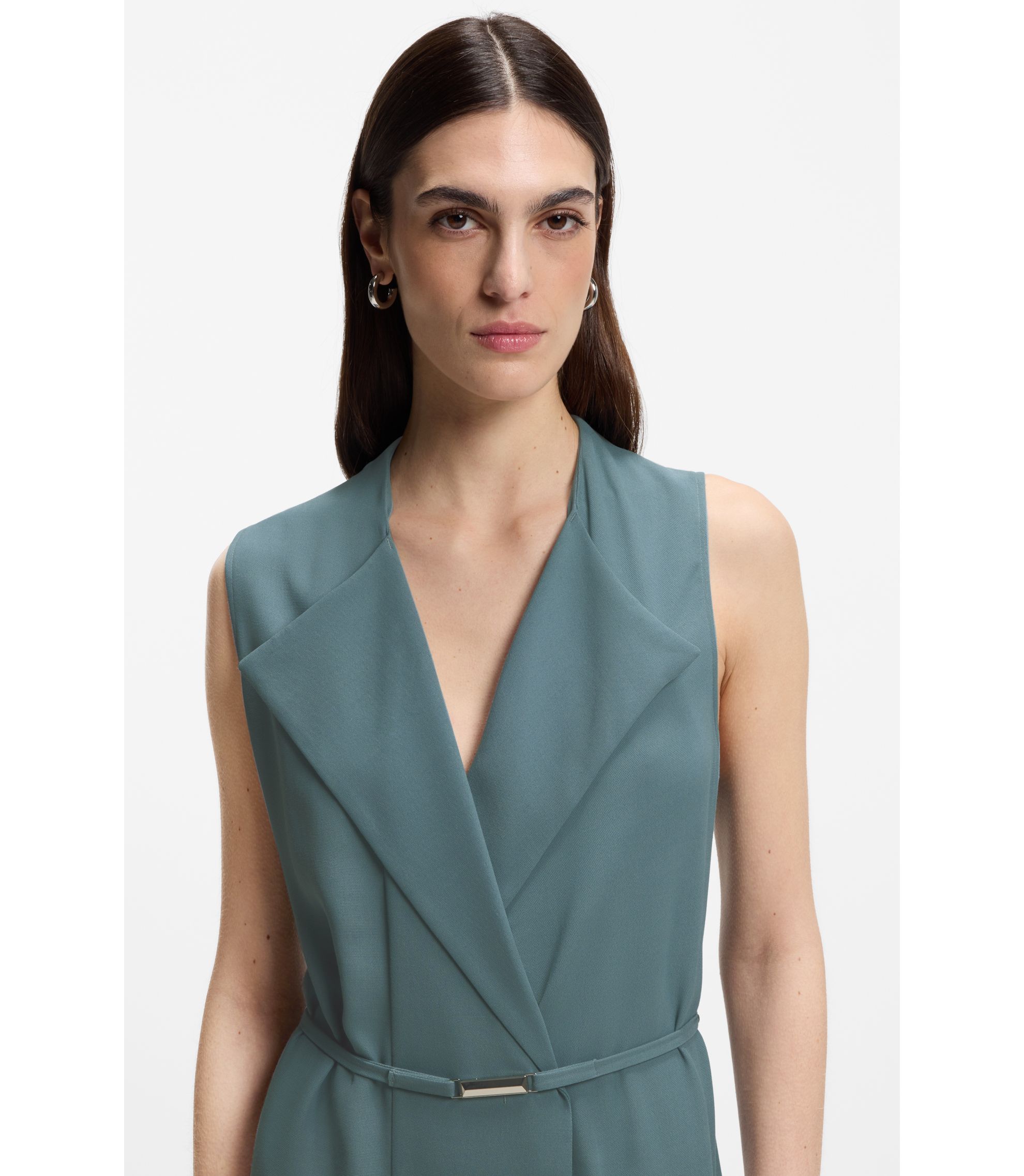 blue sleeveless wrap dress KASIA Nefeli Maxi Dress Blue – Matilda's Life Style main image 1