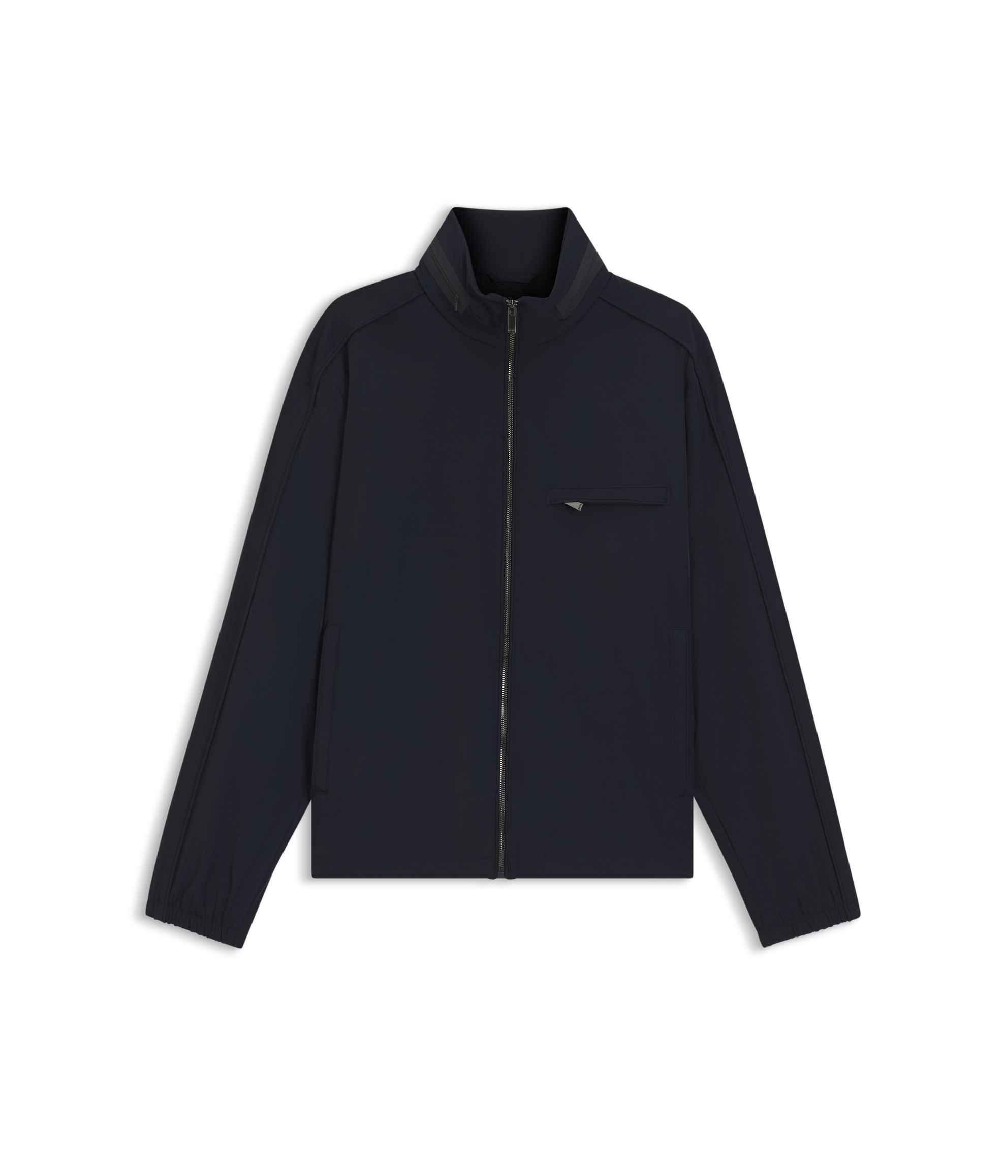 ウェア WATER REPELLENT ZIP JACKET BOSS - Packable-hood jacket with water-repellent finish - Dark Blue