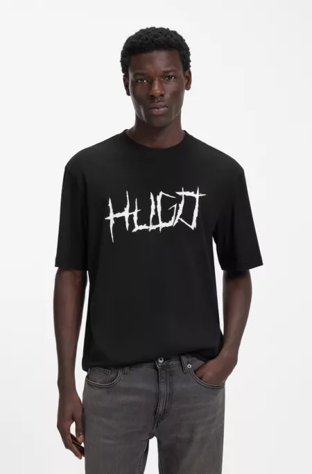 Logo-artwork T-shirt in cotton jersey