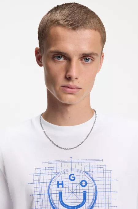 Logo-artwork T-shirt in cotton jersey