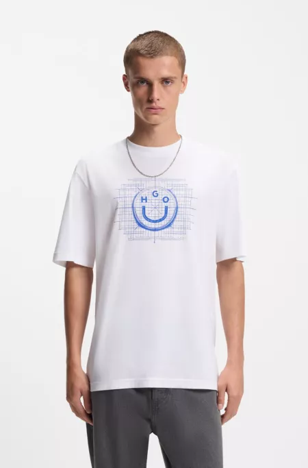Logo-artwork T-shirt in cotton jersey