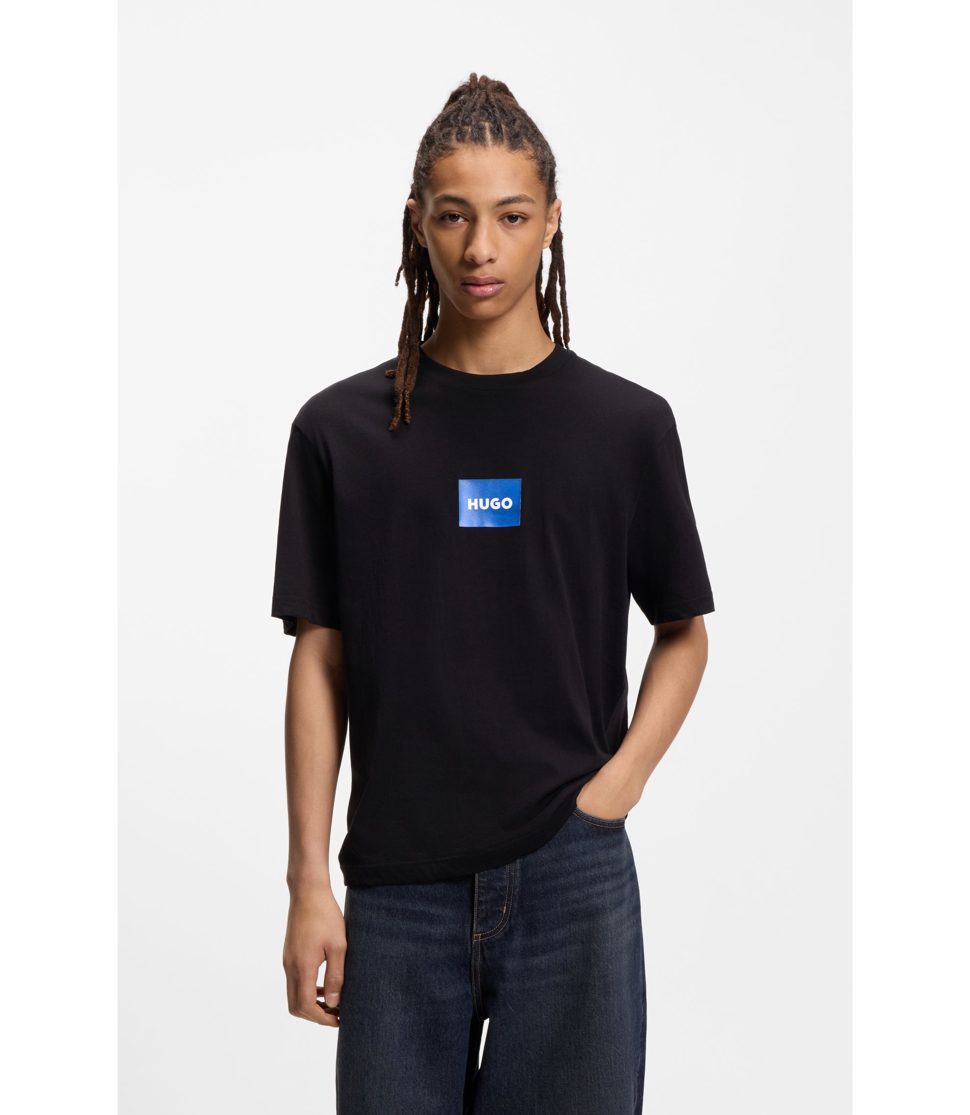 BOSS HUGO ロゴtシャツ クルーネックT メンズ BOSS HUGO ヒューゴボス BOSS） BOSS（HUGO 新品未使用 Lサイズ トップス